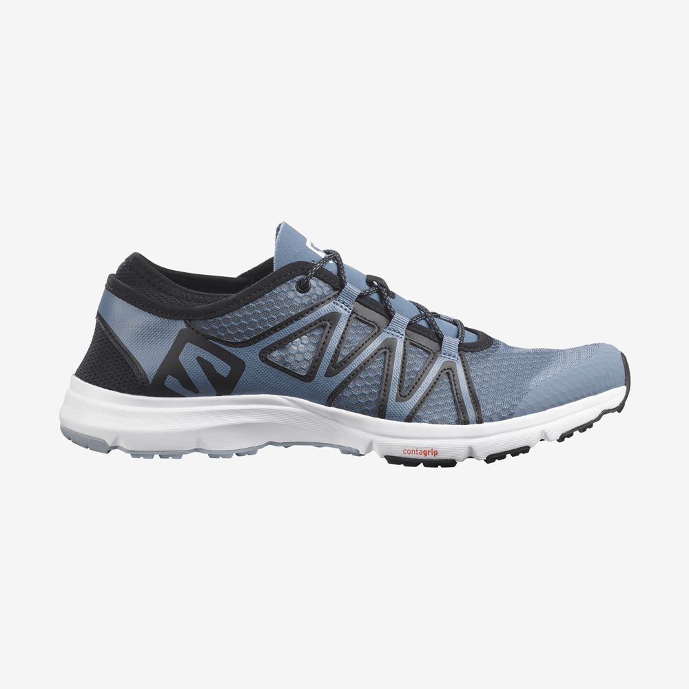 Zapatillas Trekking Salomon Hombre Azules - Salomon Argentina CROSSAMPHIBIAN SWIFT 2,680397-BNQ